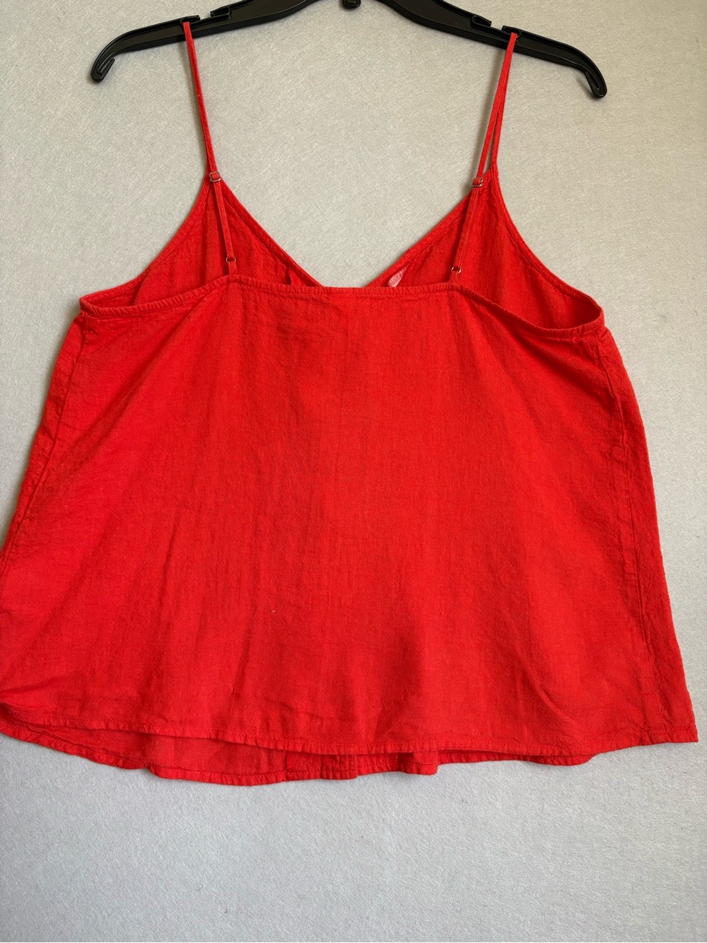 bp Red/Orange Button-Front Adjustable Spaghetti Strap Cami sz M - Picture 10 of 11